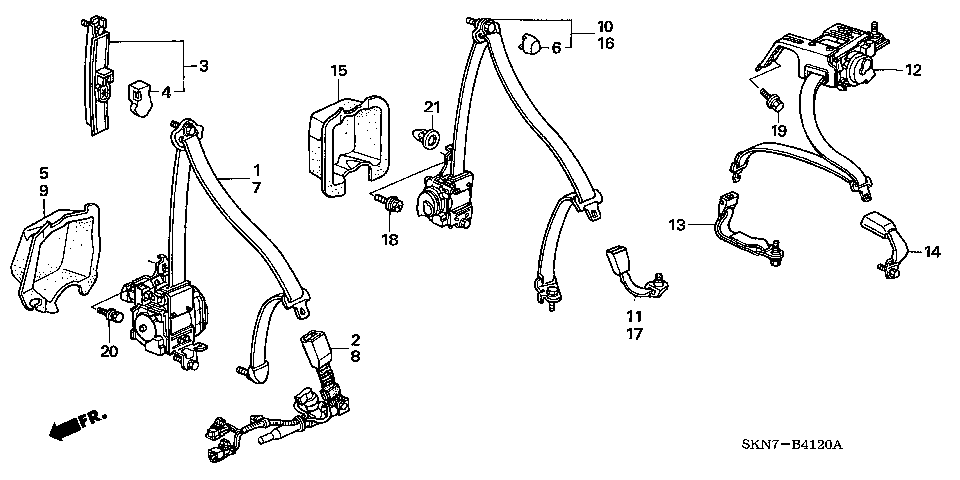 B-41-20 SEATBELTS