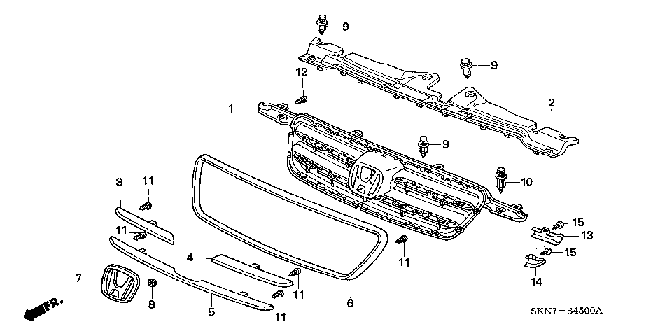 B-45 FRONT GRILLE