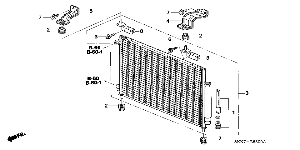 B-58 AIR CONDITIONER (CONDENSER)