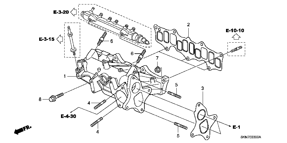 E-3 INTAKE MANIFOLD