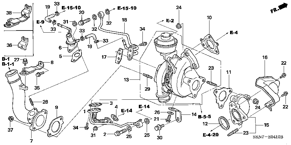 E-4-10 TURBOCHARGER