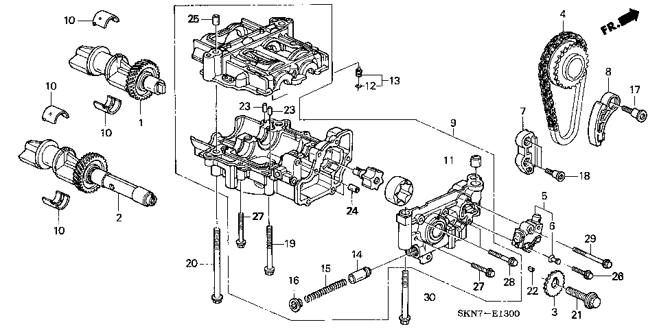 E-13 OIL PUMP