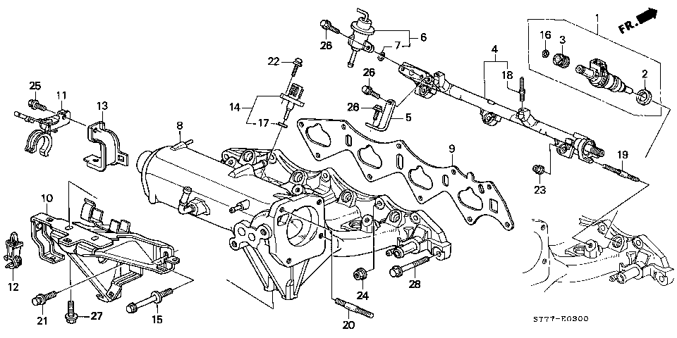 E-3 INTAKE MANIFOLD