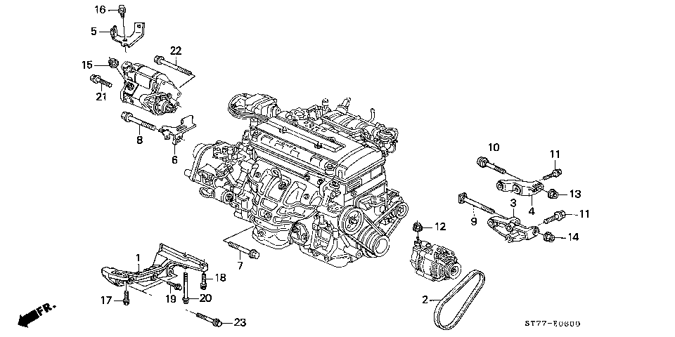 E-6 ALTERNATOR BRACKET