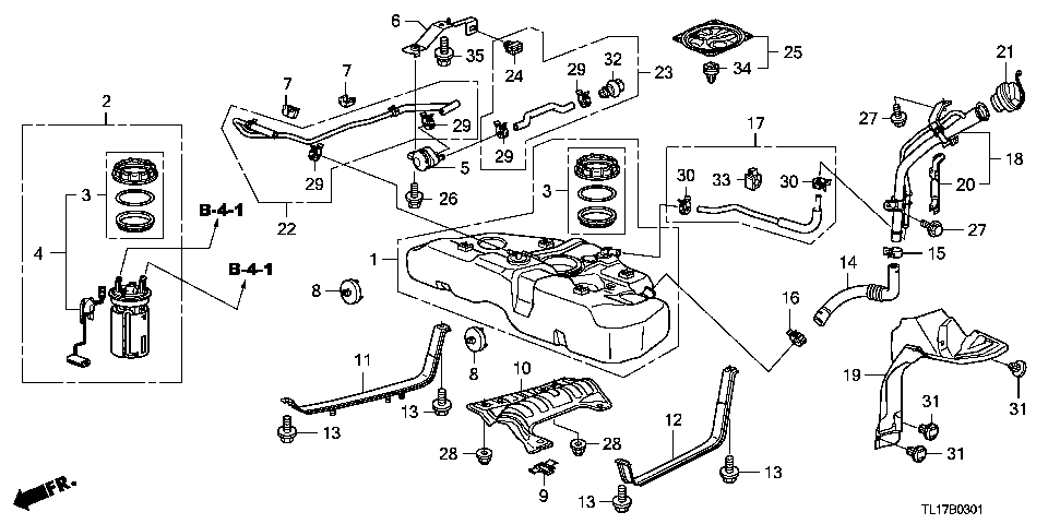 B-3-1 FUEL TANK (DIESEL)