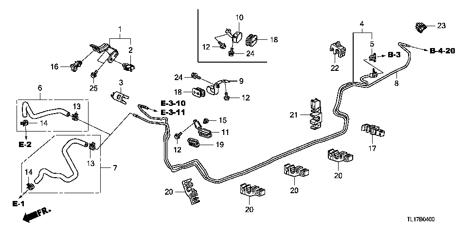 B-4-2 FUEL PIPE (DIESEL) (AT)
