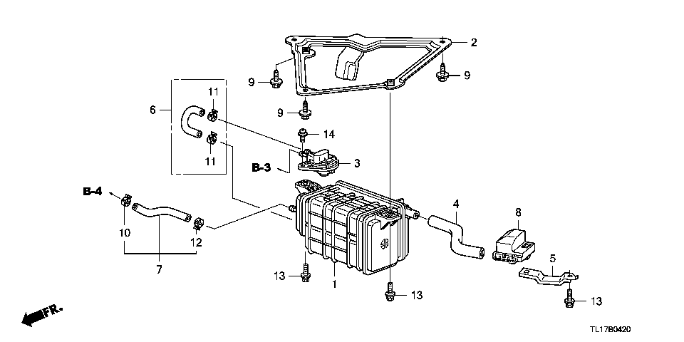 B-4-22 FUEL STRAINER (DIESEL) (AT)