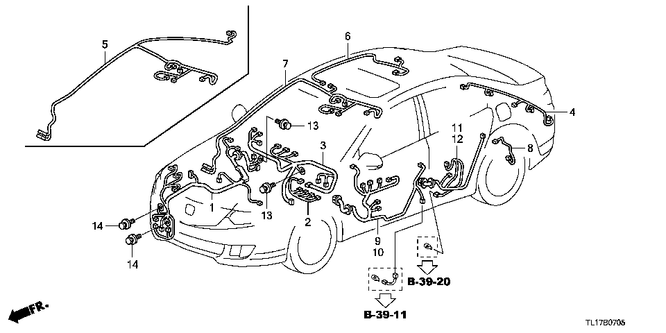 B-7-5 WIRE HARNESS (3) (RH)