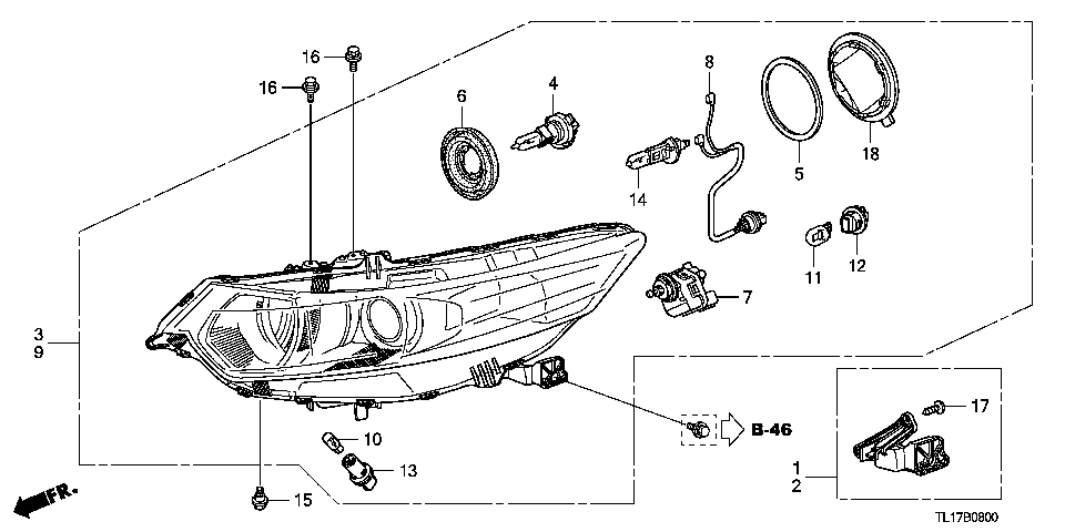 B-8 HEADLIGHT