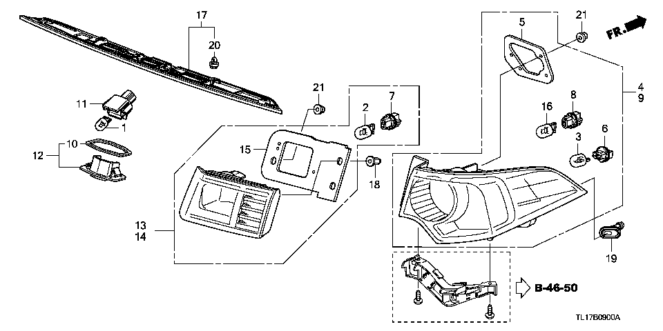 B-9 TAILLIGHT/LICENSE LIGHT