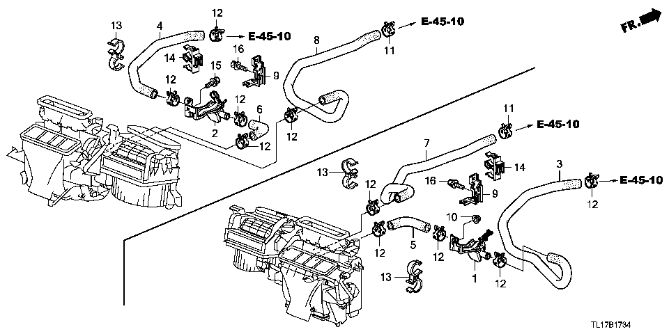 B-17-34 WATER HOSE (DIESEL)