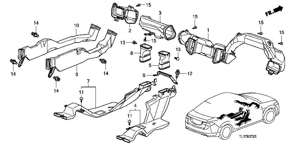 B-37-21 DUCT (RH)