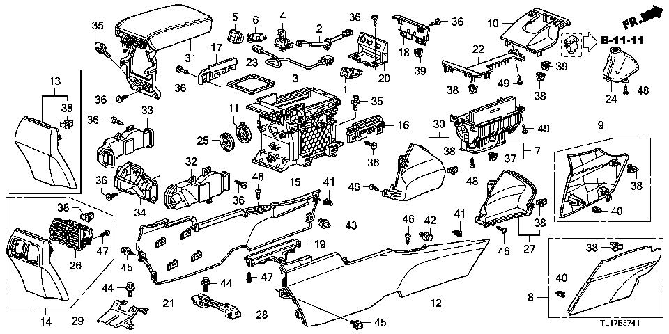 B-37-41 CONSOLE (RH)