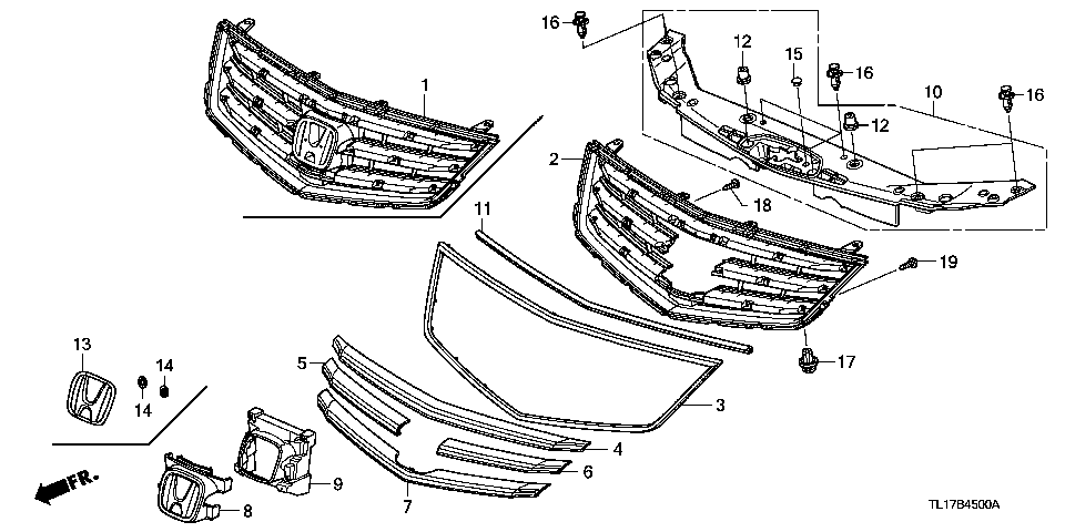 B-45 FRONT GRILLE