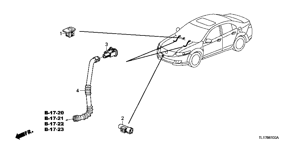 B-61 AIR CONDITIONER/HEATER (SENSOR)