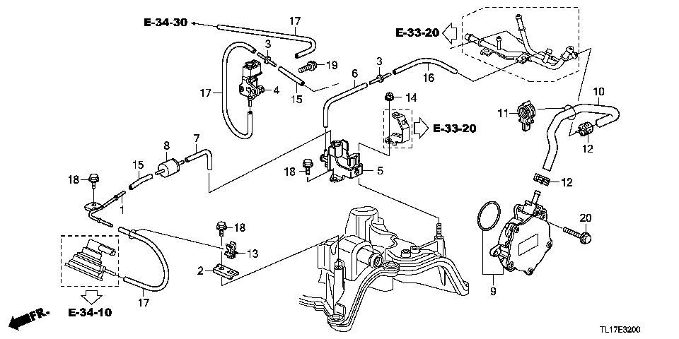 E-32 INSTALL PIPE/VACUUM PUMP (DIESEL)