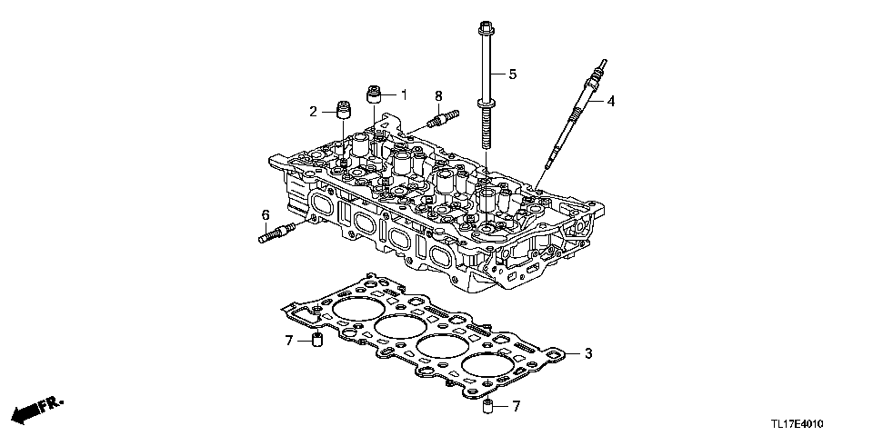 E-40-10 VALVE STEM SEAL/GLOW PLUG (DIESEL)