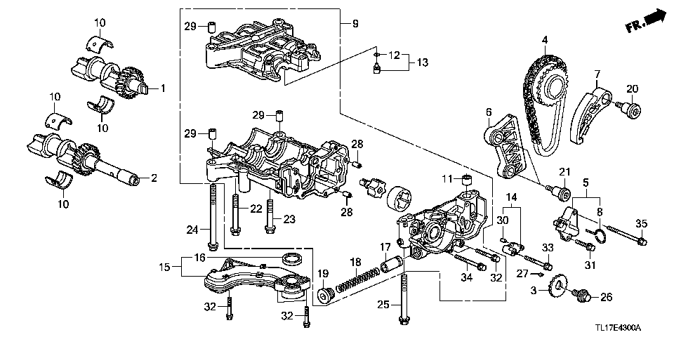 E-43 OIL PUMP (DIESEL)