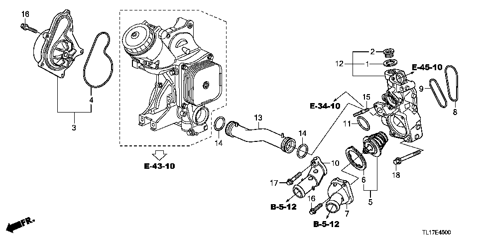 E-45 WATER PUMP (DIESEL)