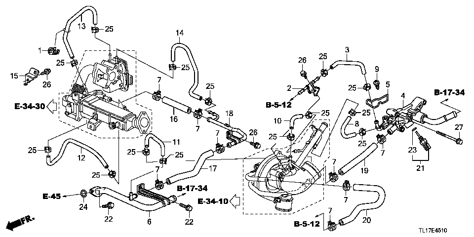 E-45-10 WATER HOSE (DIESEL)