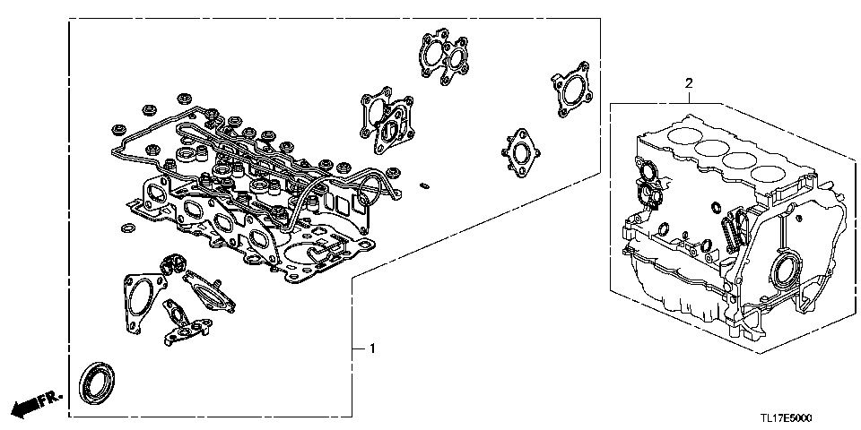 E-50 GASKET KIT (DIESEL)