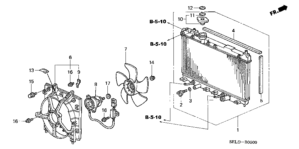 B-5 RADIATOR (RADICON/TOYO)