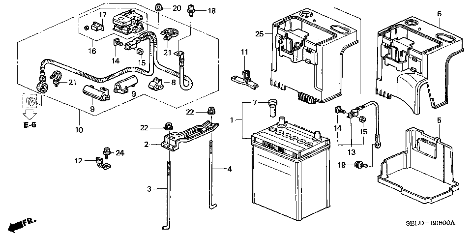 B-6 BATTERY (LH)