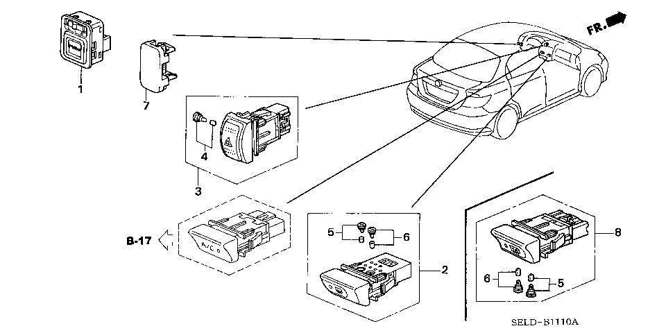 B-11-10 SWITCH (LH)