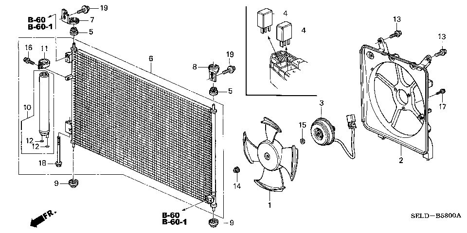 B-58 AIR CONDITIONER (CONDENSER)(KEIHIN)