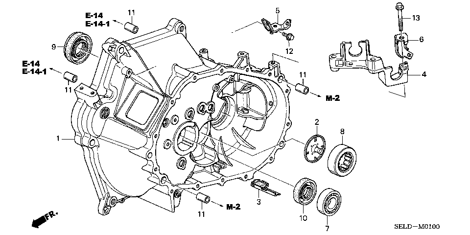 M-1 CLUTCH CASE