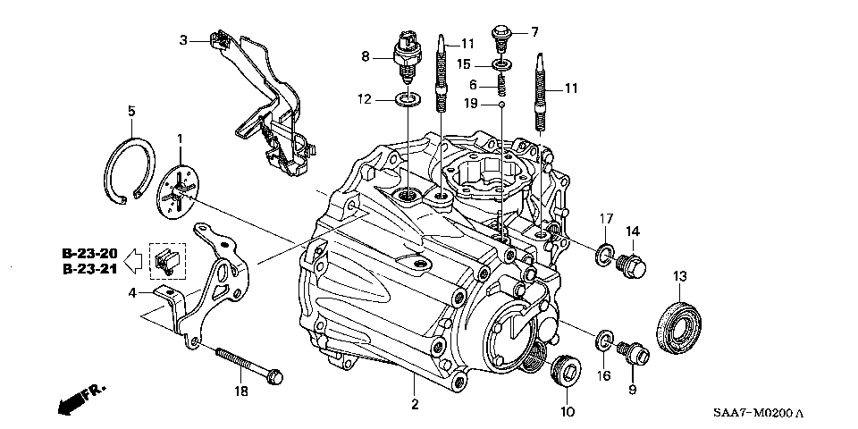 M-2 TRANSMISSION CASE