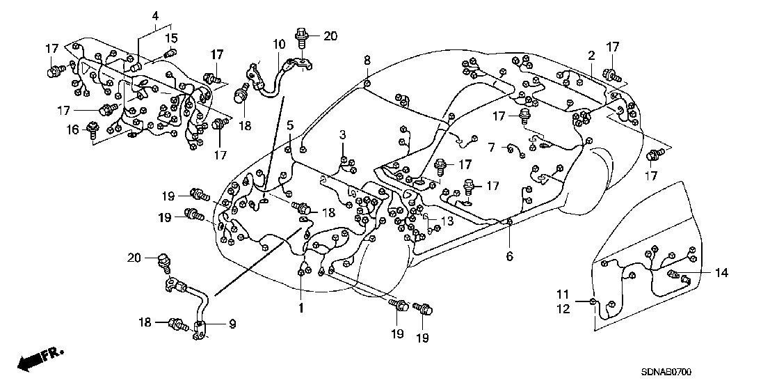 B  07 WIRE HARNESS
