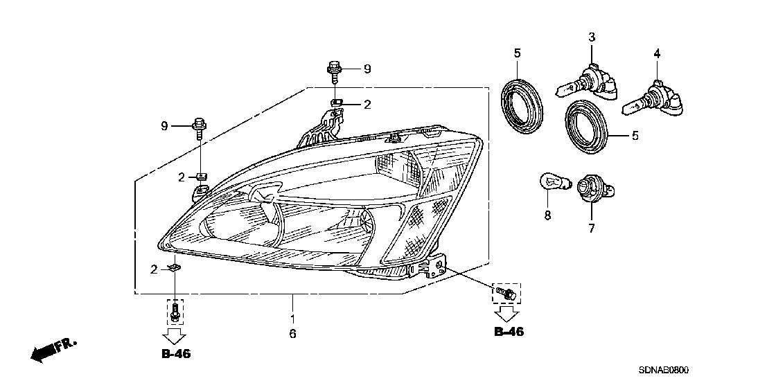 B  08 HEADLIGHT
