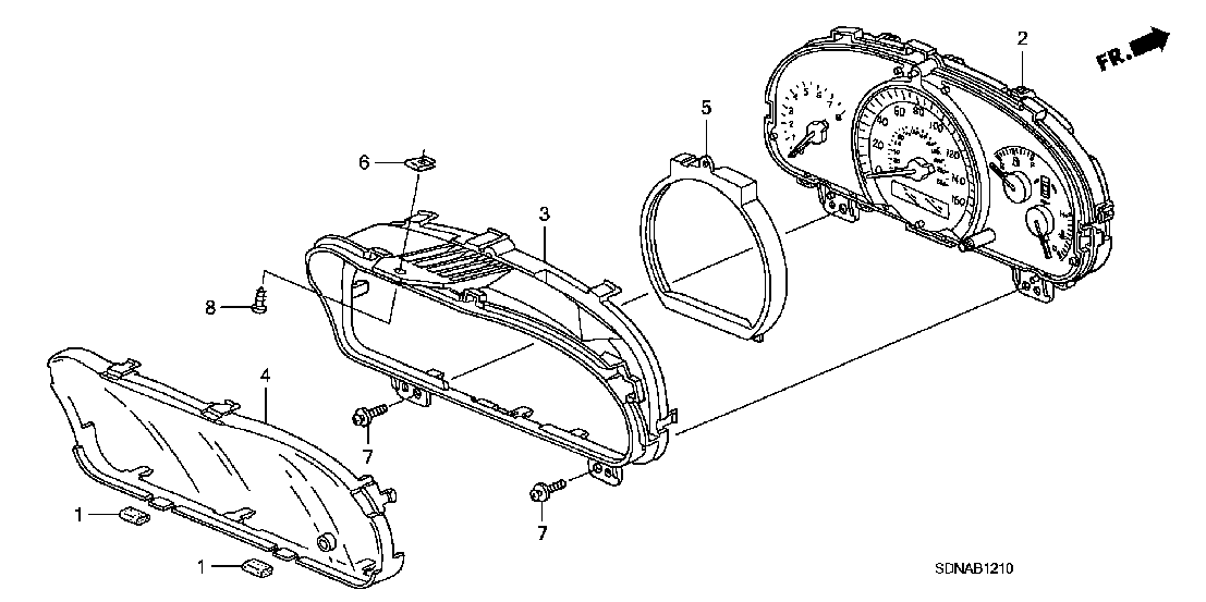 B  1210 METER COMPONENTS (NS)
