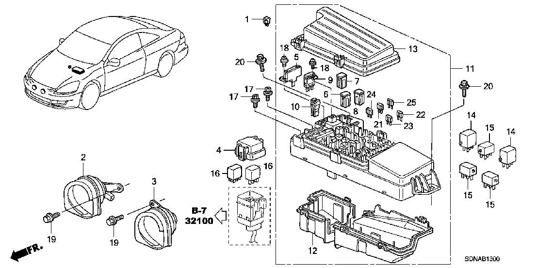 B  13 CONTROL UNIT (ENGINE ROOM)
