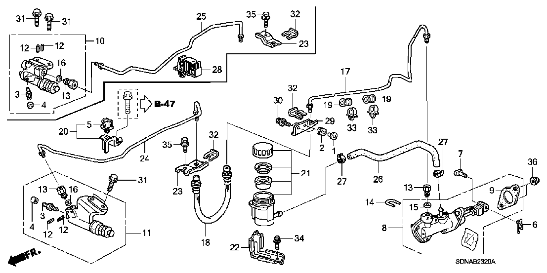B  2320 CLUTCH MASTER CYLINDER (1)
