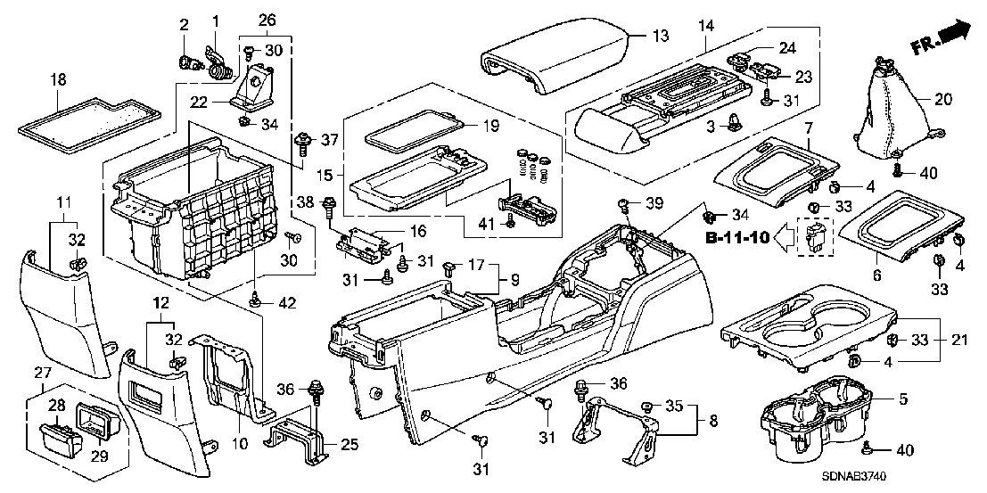 B  3740 CONSOLE
