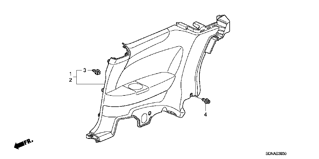 B  3930 SIDE LINING
