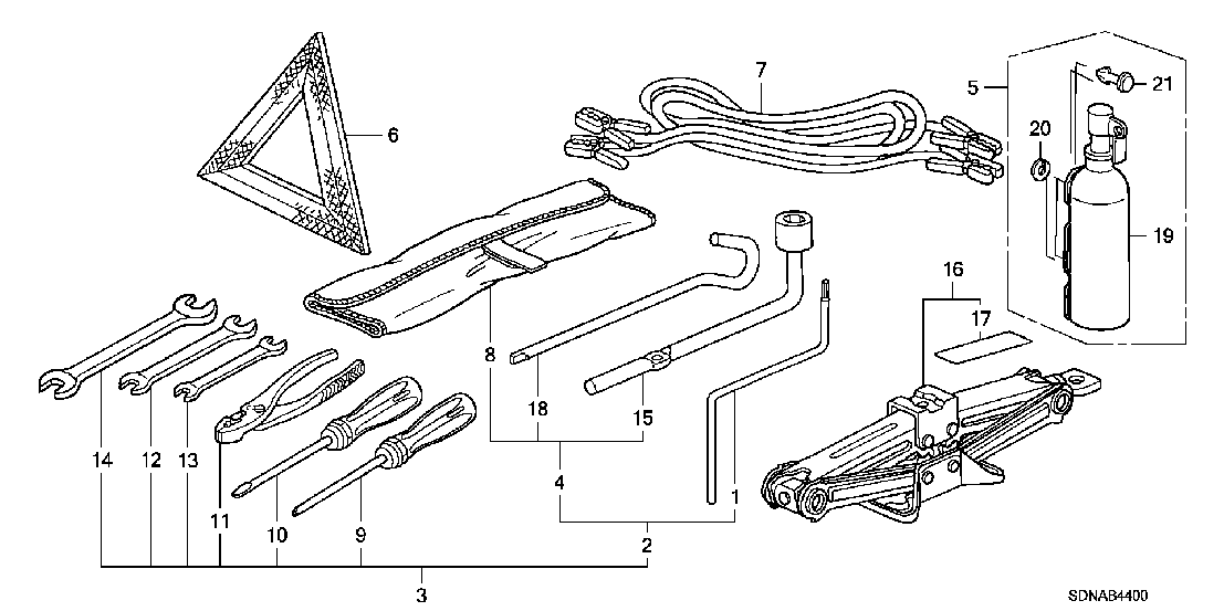 B  44 TOOLS - JACK
