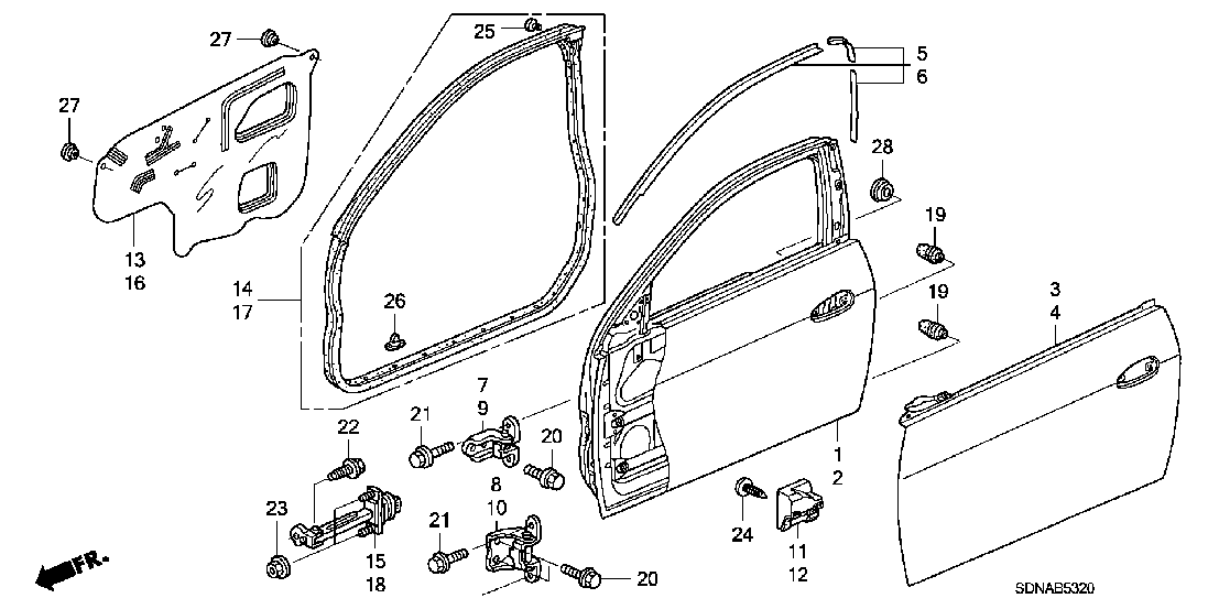 B  5320 DOOR PANELS
