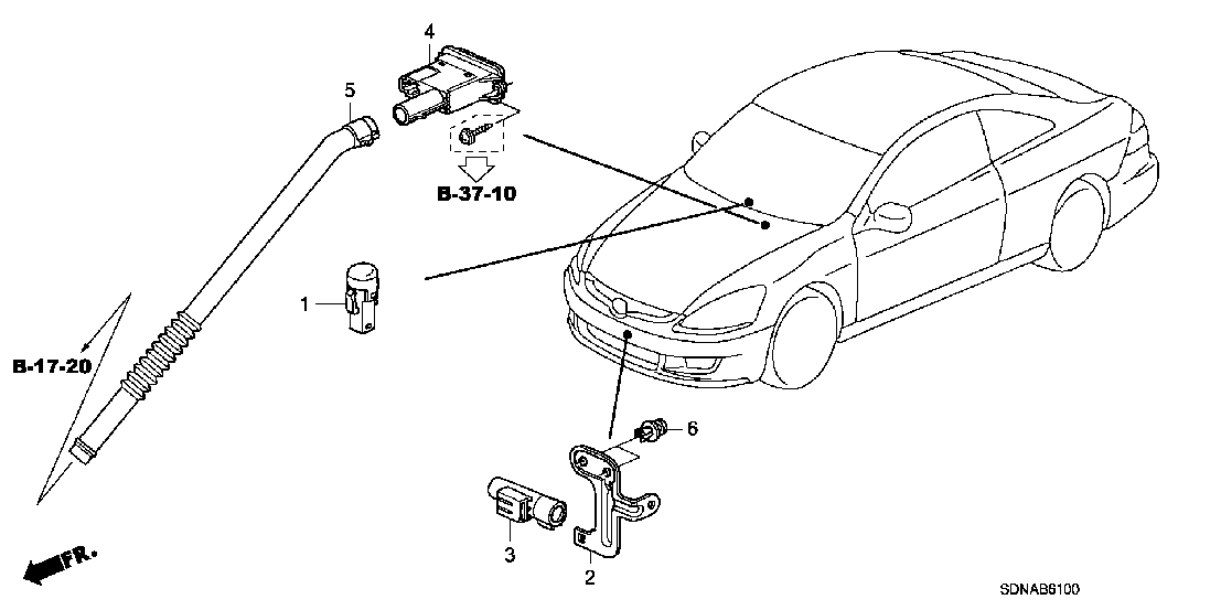 B  61 A/C SENSOR
