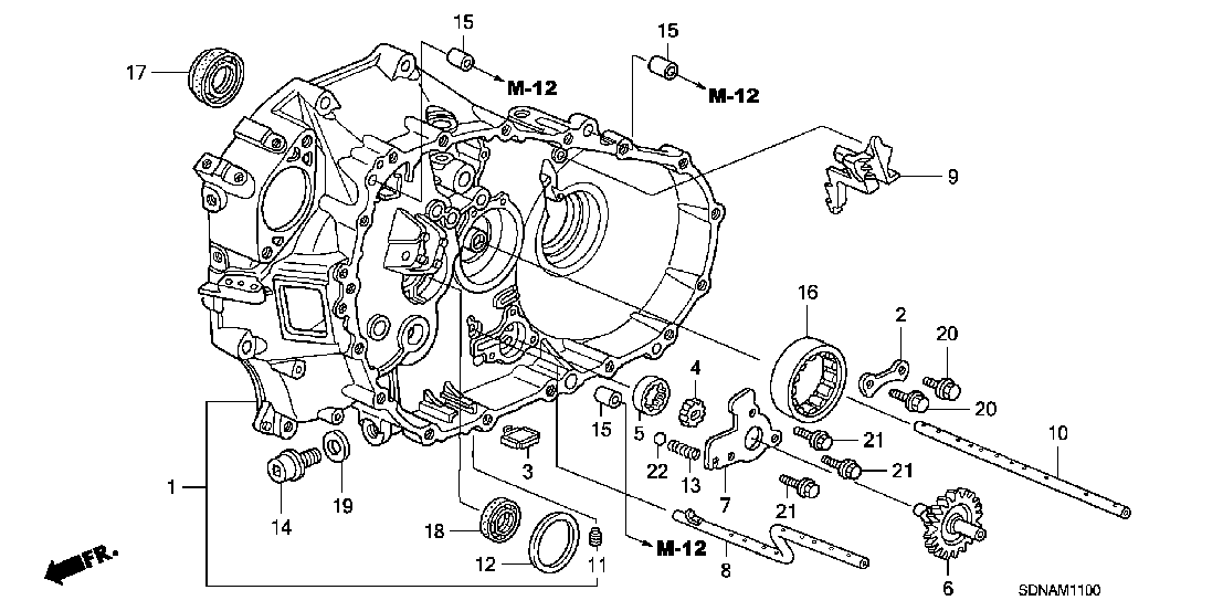 M  11 MT CLUTCH CASE (V6)
