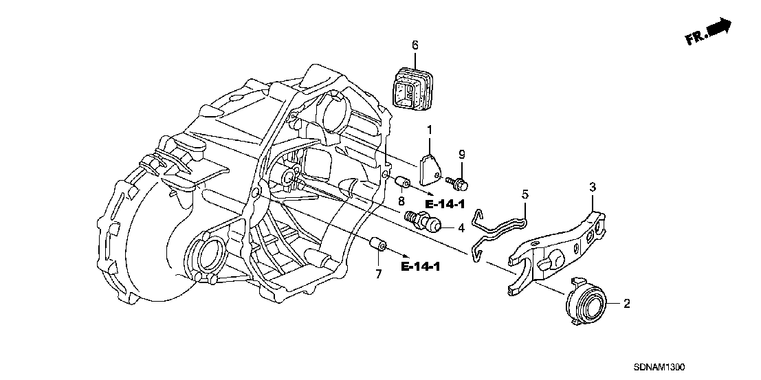 M  13 MT CLUTCH RELEASE (V6)
