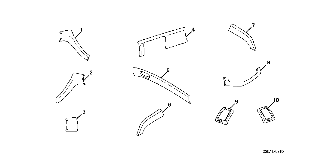 XIN0901 INTERIOR TRIM KIT (WOOD LOOK)
