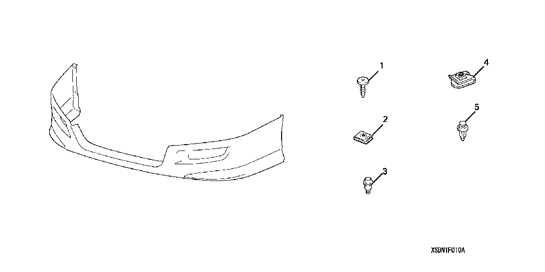 XEX2201 FRONT UNDERBODY SPOILER
