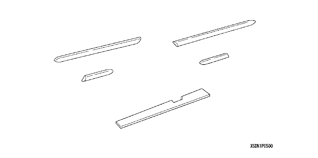 XEX25 SIDE BODY MOLDING
