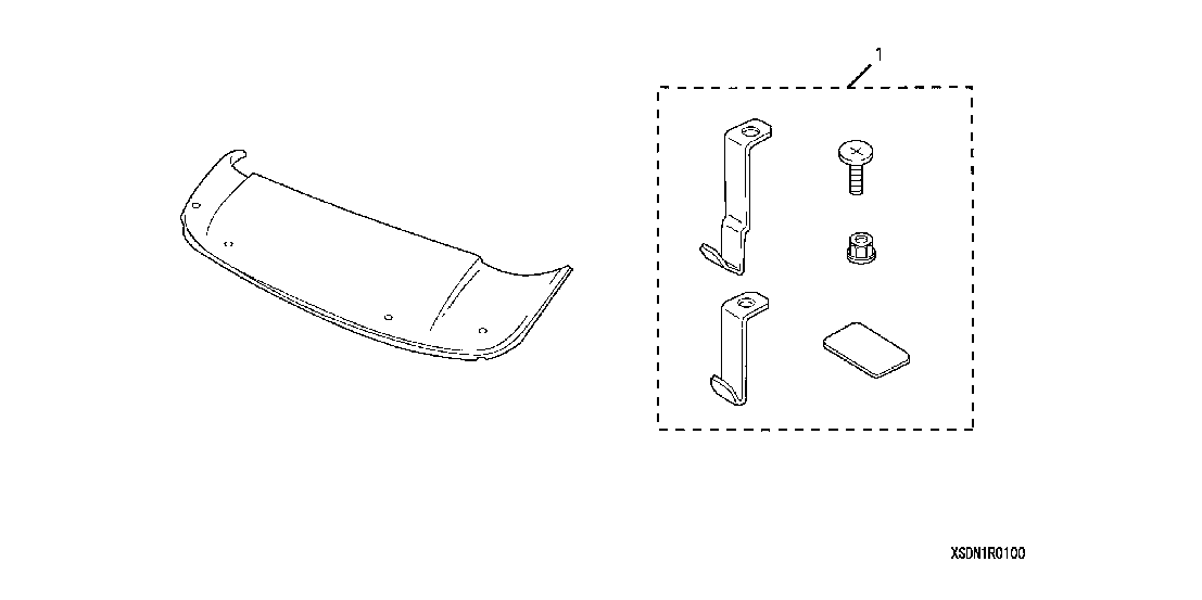 XEX06 MOONROOF VISOR

