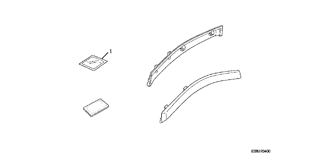 XEX04 DOOR VISOR
