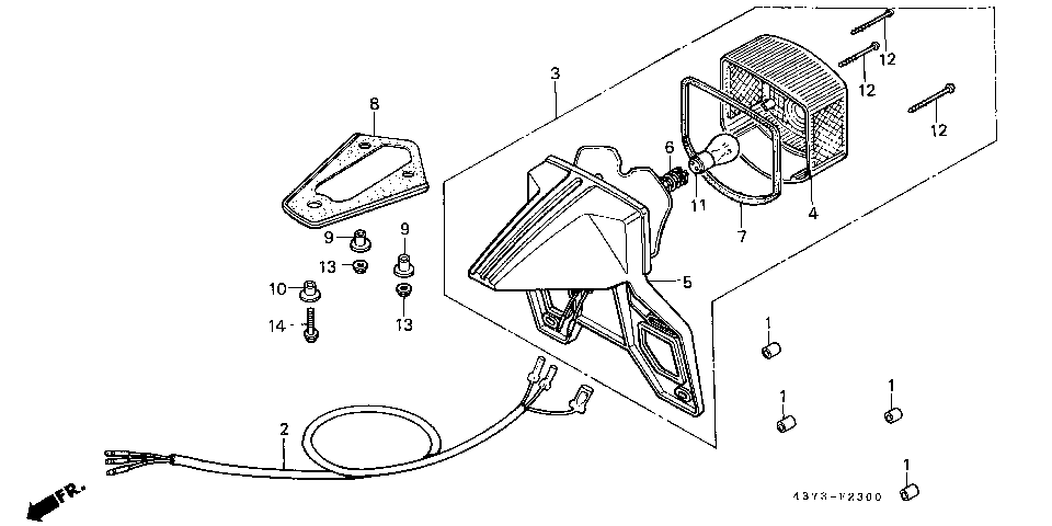 F-23 Задний габаритный фонарь (1)