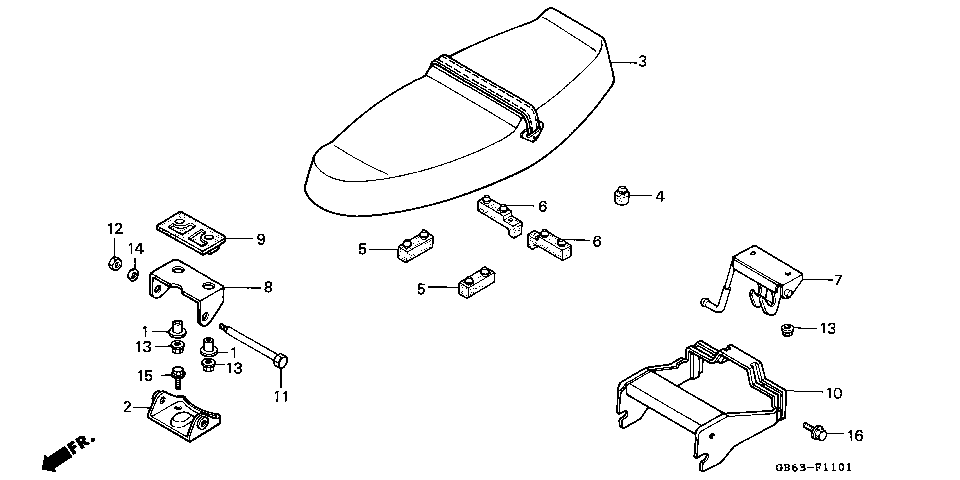 F-11-1 SEAT (C90E/MF/G/MG/N/MN)